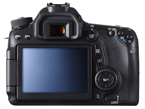 Canon EOS 70D back